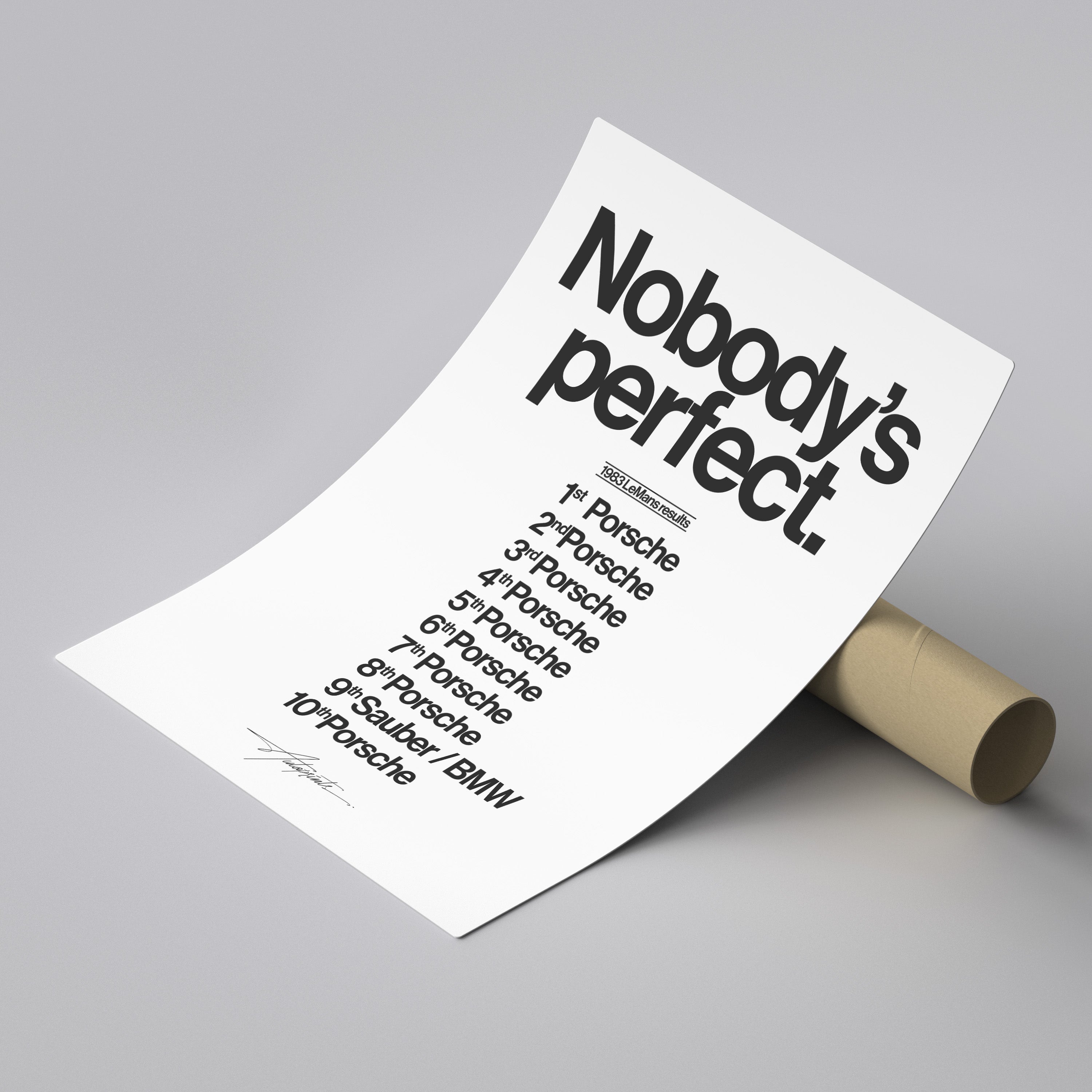 Nobody´s Perfect