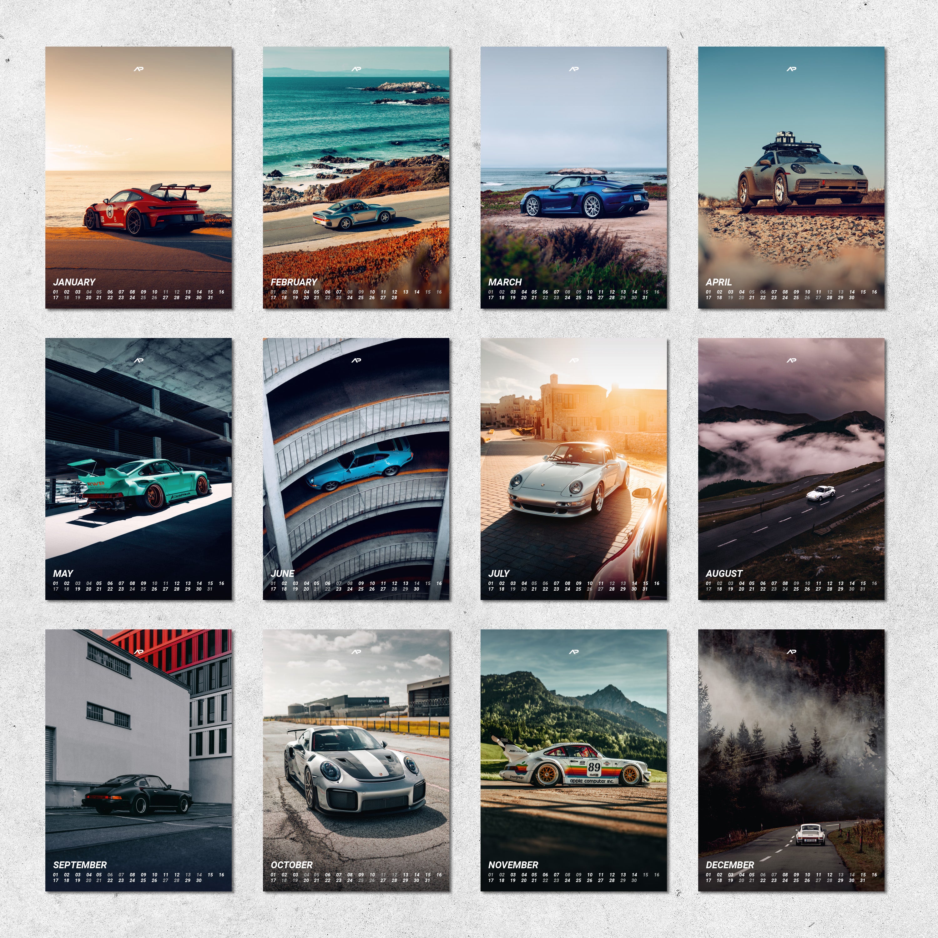 CAR CULTURE 2025 2in1 Premium Autokalender